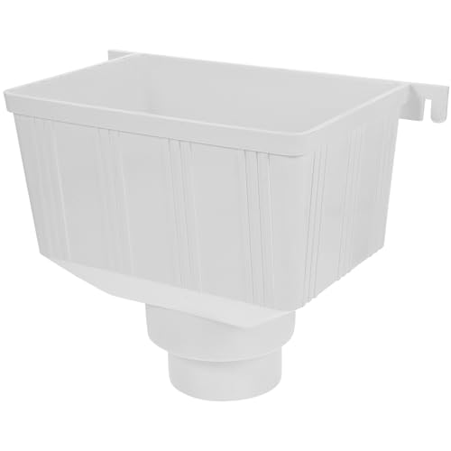 Downspout Diverter Gutter Water Diverter Connector for Rain Barrel Water Collection System Pvc Drain Pipe Accessory for Roof Drainage Easy Install 10.43 X 8.07 X 6.06 in