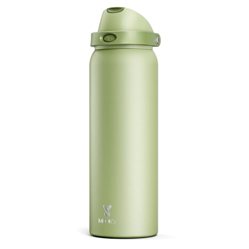 40 oz Insulated Water Bottle with Straw