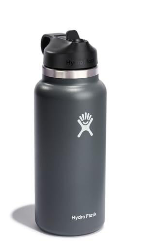 32 oz Wide Mouth Straw Lid Stone