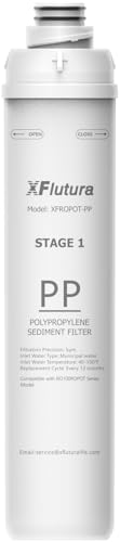 RO100ROPOT Series PP Fliter Replacement Cartridge Compatible with Bluevua RO100ROPOT