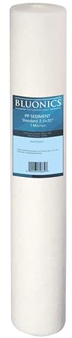 55W UV + Sediment & CTO Carbon Replacement Filter Set for our Well Water System 2.5"x20" (2 Count)