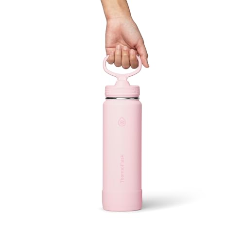Insulated Water Bottle with Straw Lid