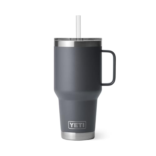 Rambler 35 oz Tumbler with Handle and Straw Lid