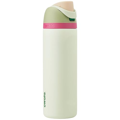FreeSip Stainless Steel Water Bottle 24 oz Green