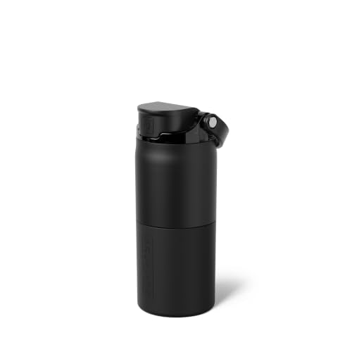 Rise 18oz Water Bottle with Covered Silicone Straw