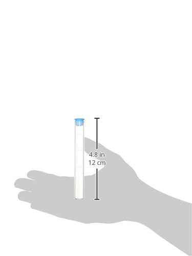 Lamotte 0898 Glass Test Tube with Cap, 5 mL and 10 mL Capacity
