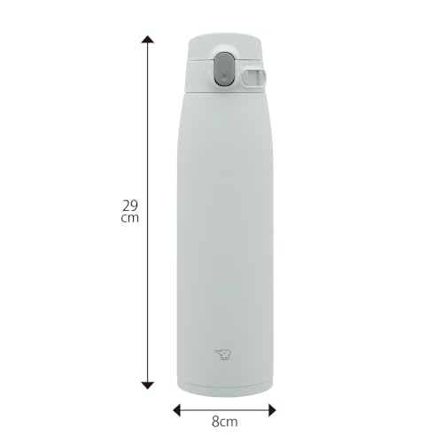 SM-VS95-HM Water Bottle, One-Touch Stainless Steel Mug, Seamless, 32.4 fl oz (950 ml), Matte Gray