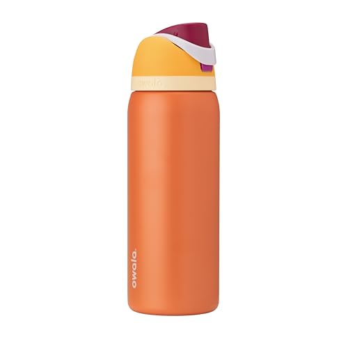 FreeSip Stainless Steel Water Bottle 32 oz Citrus Crush