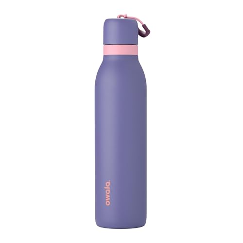 FreeSip Twist Stainless Steel Water Bottle 24 oz Blue Jay