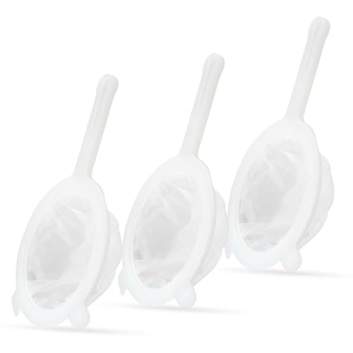 3 Piece Mesh Strainer Set with Handles & Hanging Loops (2.99 Count)