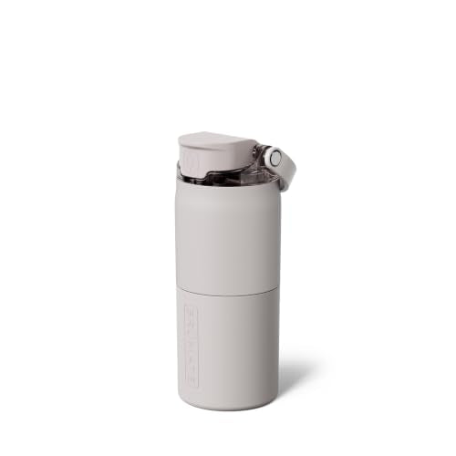 Rise 18oz Water Bottle with Covered Silicone Straw