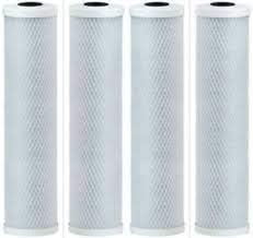 CFS Aquatic Life Compatible Cartridge Solid Carbon Block Pre-Filter for Aquarium 4 Pack - AquaVibe