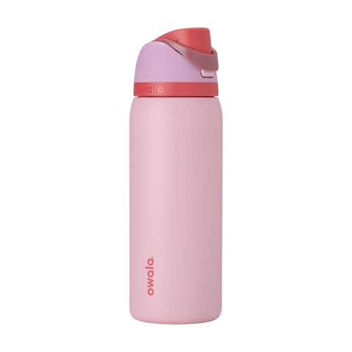 FreeSip Stainless Steel Water Bottle 32 oz Angel Food Cake