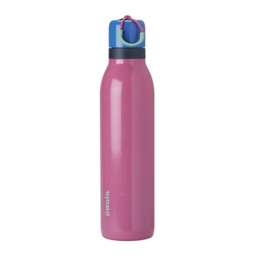 FreeSip Twist Stainless Steel Water Bottle 24 oz Bubble Gum