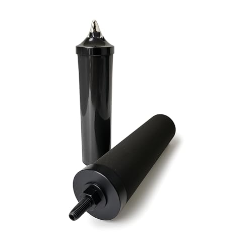 Premium Water Filter Black Element Cartridge Compatible with Berkey Countertop Water Purification System. Compared to Part BB9. 4 Filters (4 Count)