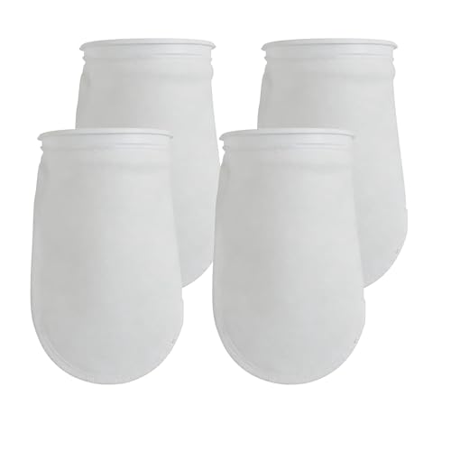 4 Pack Aquarium Filter Socks 4 inch by 7 Inch Long (10 Count)