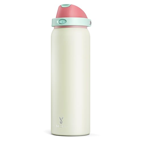 40 oz Insulated Water Bottle with Straw