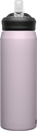 Eddy+ Insulated Stainless Steel Bite Valve Straw Water Bottle Purple Sky