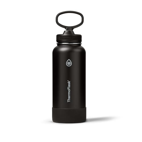 Insulated Water Bottle with Straw Lid