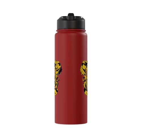 Gryffindor Crest Stainless Steel Insulated Water Bottle