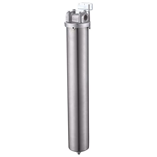 NSF ANSI 42 Certification 304 Stainless Steel Filter Housing for 20" Filter Cartridge