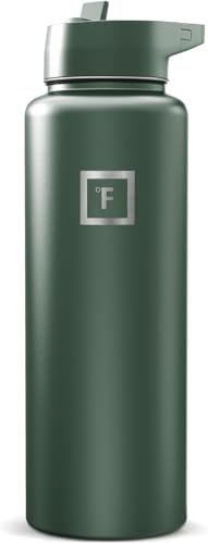 40 oz Wide Mouth Water Bottle with Straw