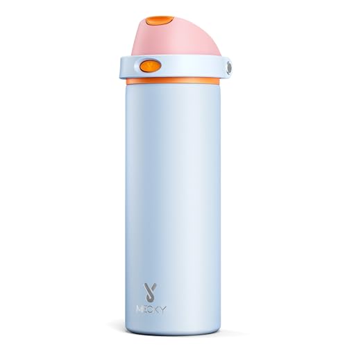24 oz Insulated Water Bottle with Straw