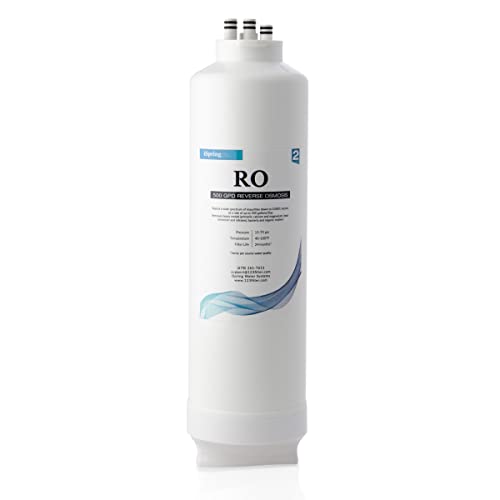 MRO500 High Flow RO Membrane Replacement Filter for Tankless Reverse Osmosis Water Filtration System RO500