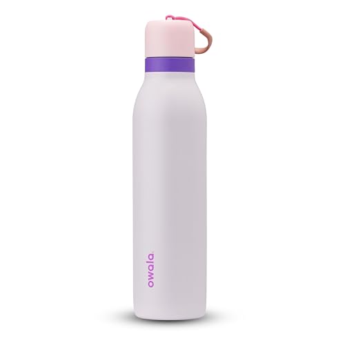 FreeSip Twist Stainless Steel Water Bottle 24 oz Dreamy Field