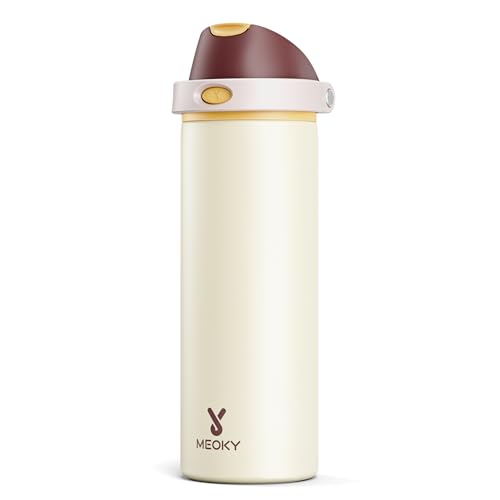 24 oz Insulated Water Bottle with Straw