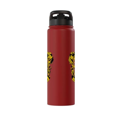 Gryffindor Crest Stainless Steel Insulated Water Bottle
