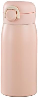 12 oz Mini Water Bottle Small Stainless Steel Thermoses - Insulated Vacuum, Leak Proof, Keeps Drinks Hot/Cold - Ideal for Coffee, beverage, Water - Pink