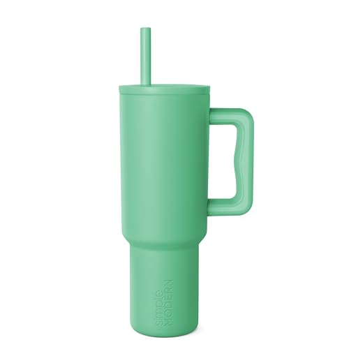 40oz Leak Proof Ceramic Lined Tumbler with Handle
