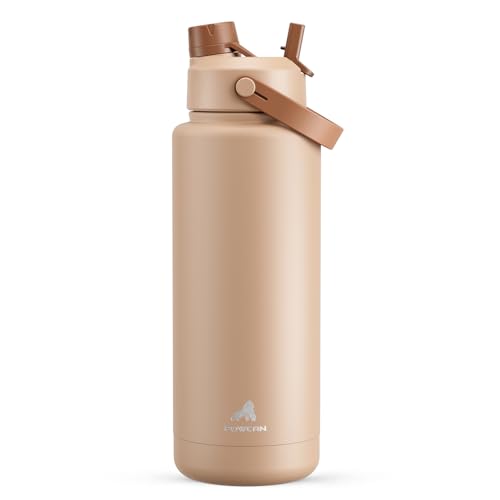 40 oz Insulated Water Bottle with 2
