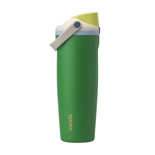 FreeSip Sway Insulated Stainless Steel Water Bottle with Two