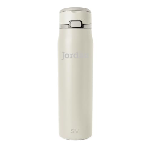 Personalized Water Bottle with Straw