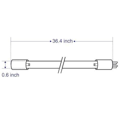 OWS 12L 40W Germicidal UV Tube (2 Count)
