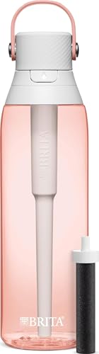 Hard Sided Plastic Premium Filtering Water Bottle