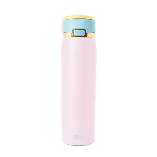 Water Bottle with Straw & Handle