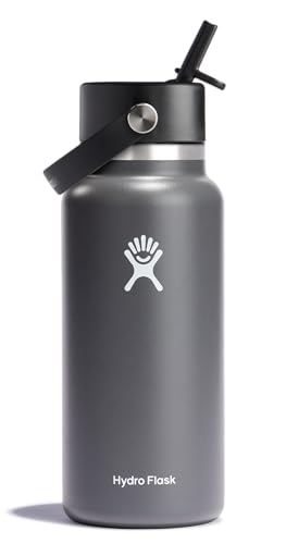 32 Oz Wide Flex Straw Cap Stone