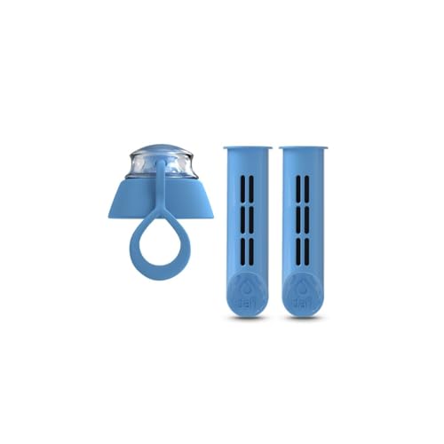 Water Bottle Filters and Cap Replacements Blue