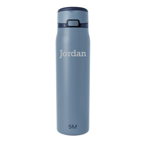 Personalized Water Bottle with Straw
