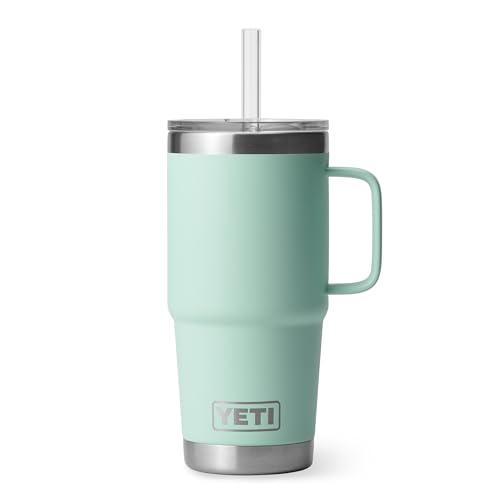 Rambler 25 oz Tumbler with Handle and Straw Lid
