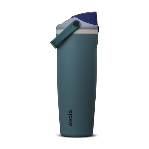FreeSip Sway Stainless Steel Water Bottle 30 oz Denim