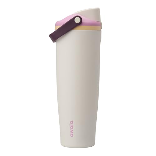 FreeSip Sway Insulated Stainless Steel Water Bottle with Two