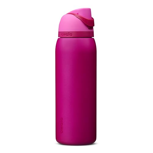 FreeSip Stainless Steel Water Bottle 40 oz Read My Lips