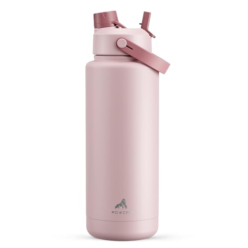 40 oz Insulated Water Bottle with 2