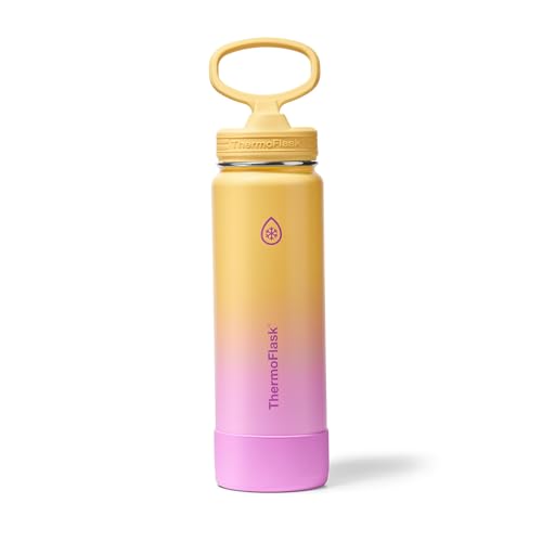 Insulated Water Bottle with Straw Lid