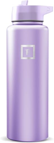 40 oz Wide Mouth Water Bottle with Straw