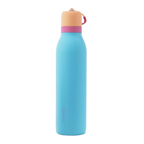 FreeSip Twist Stainless Steel Water Bottle 24 oz In Bloom
